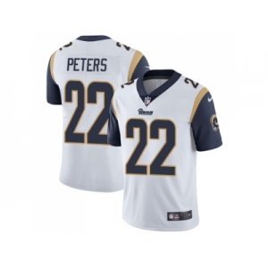 Youth Nike Los Angeles Rams #22 Marcus Peters White Stitched NFL Vapor Untouchable Limited Jersey