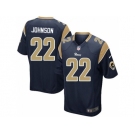 Youth Nike Los Angeles Rams #22 Trumaine Johnson Navy Blue Alternate Stitched NFL Jersey