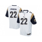 Youth Nike Los Angeles Rams #22 Trumaine Johnson White Alternate Stitched NFL Jersey