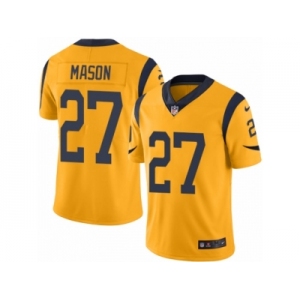 Youth Nike Los Angeles Rams #27 Tre Mason Limited Gold Rush NFL Jersey