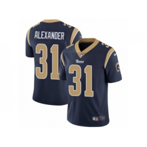 Youth Nike Los Angeles Rams #31 Mo Alexander Vapor Untouchable Limited Navy Blue Team Color NFL Jersey