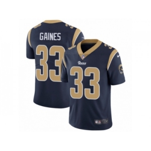 Youth Nike Los Angeles Rams #33 E.J. Gaines Vapor Untouchable Limited Navy Blue Team Color NFL Jersey