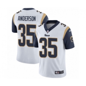 Youth Nike Los Angeles Rams #35 C.J. Anderson White Vapor Untouchable Limited Player NFL Jersey