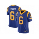 Youth Nike Los Angeles Rams #6 Johnny Hekker Vapor Untouchable Limited Royal Blue Alternate NFL Jersey