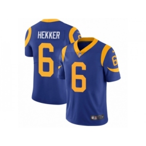 Youth Nike Los Angeles Rams #6 Johnny Hekker Vapor Untouchable Limited Royal Blue Alternate NFL Jersey