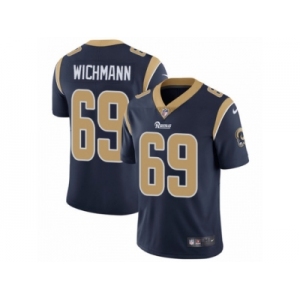 Youth Nike Los Angeles Rams #69 Cody Wichmann Vapor Untouchable Limited Navy Blue Team Color NFL Jersey