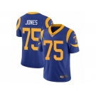 Youth Nike Los Angeles Rams #75 Deacon Jones Vapor Untouchable Limited Royal Blue Alternate NFL Jersey