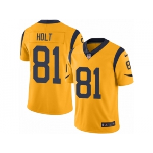 Youth Nike Los Angeles Rams #81 Torry Holt Limited Gold Rush NFL Jersey