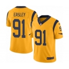 Youth Nike Los Angeles Rams #91 Dominique Easley Limited Gold Rush Vapor Untouchable NFL Jersey