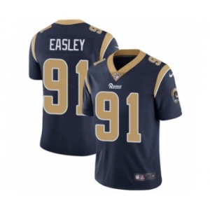 Youth Nike Los Angeles Rams #91 Dominique Easley Navy Blue Team Color Vapor Untouchable Limited Player NFL Jersey