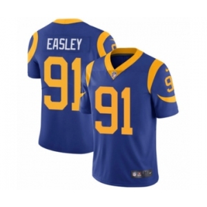 Youth Nike Los Angeles Rams #91 Dominique Easley Royal Blue Alternate Vapor Untouchable Limited Player NFL Jersey