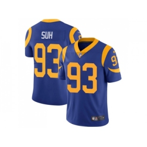 Youth Nike Los Angeles Rams #93 Ndamukong Suh Royal Blue Alternate Stitched NFL Vapor Untouchable Limited Jersey