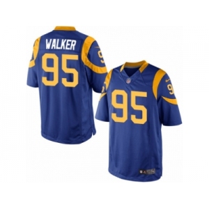 Youth Nike Los Angeles Rams #95 Tyrunn Walker Limited Royal Blue Alternate NFL Jersey