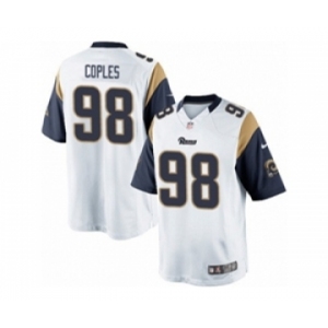 Youth Nike Los Angeles Rams #98 Quinton Coples Limited White NFL Jersey