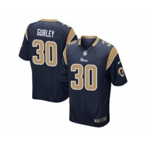Youth Nike St. Louis Rams #30 Todd Gurley Navy Blue jerseys