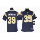 nike youth nfl jerseys st. louis rams #39 jackson blue[nike]