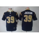 nike youth nfl jerseys st. louis rams #39 jackson dk.blue[nike limited]