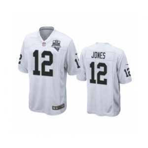 Las Vegas Raiders #12 Zay Jones White 2020 Inaugural Season Game Jersey
