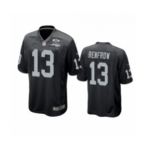 Las Vegas Raiders #13 Hunter Renfrow Black 2020 Inaugural Season Game Jersey