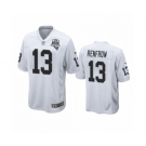 Las Vegas Raiders #13 Hunter Renfrow White 2020 Inaugural Season Game Jersey