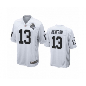 Las Vegas Raiders #13 Hunter Renfrow White 2020 Inaugural Season Game Jersey