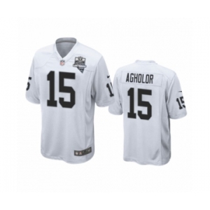 Las Vegas Raiders #15 Nelson Agholor White 2020 Inaugural Season Game Jersey