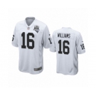 Las Vegas Raiders #16 Tyrell Williams White 2020 Inaugural Season Game Jersey