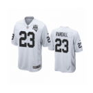 Las Vegas Raiders #23 Damarious Randall White 2020 Inaugural Season Game Jersey