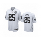 Las Vegas Raiders #25 Eli Apple White 2020 Inaugural Season Game Jersey