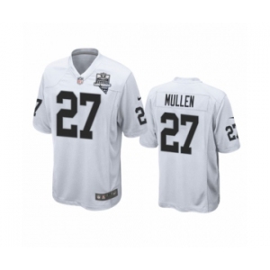 Las Vegas Raiders #27 Trayvon Mullen White 2020 Inaugural Season Game Jersey