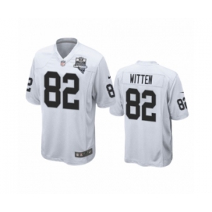Las Vegas Raiders #82 Jason Witten White 2020 Inaugural Season Game Jersey