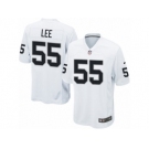 Men Nike Oakland Raiders #55 Marquel Lee Game White NFL Jersey