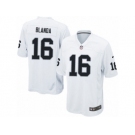 Men's Nike Oakland Raiders #16 George Blanda Game White NFL Jersey