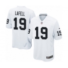 Men's Nike Oakland Raiders #19 Brandon LaFell Game White NFL Jersey