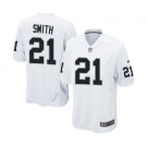 Men's Nike Oakland Raiders #21 Sean Smith Game White NFL Jersey