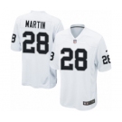 Men's Nike Oakland Raiders #28 Doug Martin Game White NFL Jersey