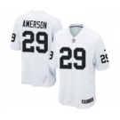 Men's Nike Oakland Raiders #29 David Amerson Game White NFL Jersey