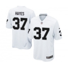 Men's Nike Oakland Raiders #37 Lester Hayes Game White NFL Jersey