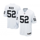 Men's Nike Oakland Raiders #52 Khalil Mack Game White NFL Jersey