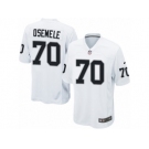 Men's Nike Oakland Raiders #70 Kelechi Osemele Game White NFL Jersey