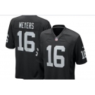 Men's Oakland Raiders #16 Jakobi Meyers Game Black Football Jersey