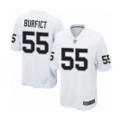 Men's Oakland Raiders #55 Vontaze Burfict Game White Football Jersey