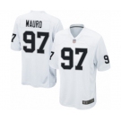 Men's Oakland Raiders #97 Josh Mauro Game White Football Jersey