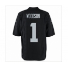 nike nfl jerseys oakland raiders #1 woodson black[game]