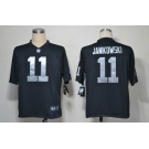 nike nfl jerseys oakland raiders #11 janikowski black[game]