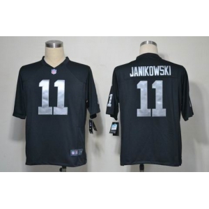 nike nfl jerseys oakland raiders #11 janikowski black[game]