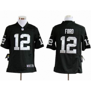 nike nfl jerseys oakland raiders #12 jacoby ford black[game]