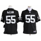 nike nfl jerseys oakland raiders #55 mcclain black[game]