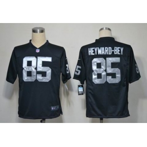 nike nfl jerseys oakland raiders #85 heyward-bey black[game]