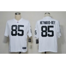 nike nfl jerseys oakland raiders #85 heyward-bey white[game]